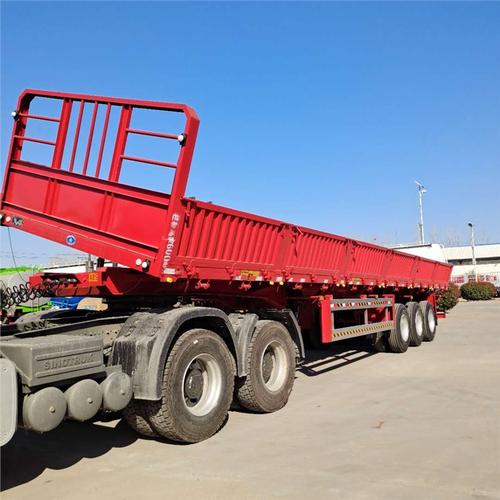 侧翻自卸半挂车介绍(图片及参数)