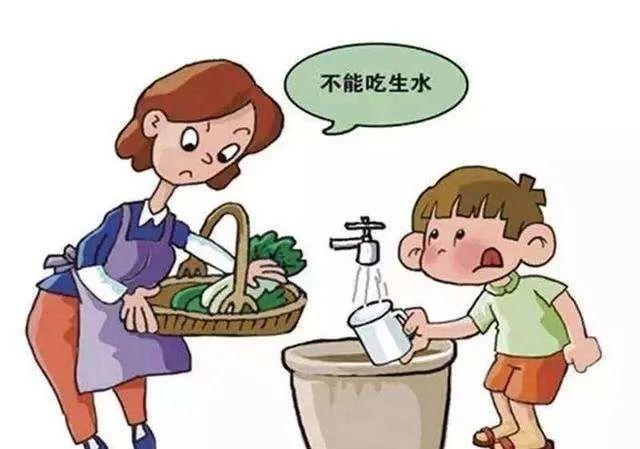 正确喝水安全图片图片