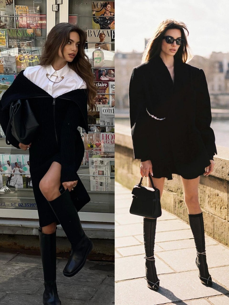 法式风情look合集  mara lafontan的穿搭风格真是不走寻常路,她把法式