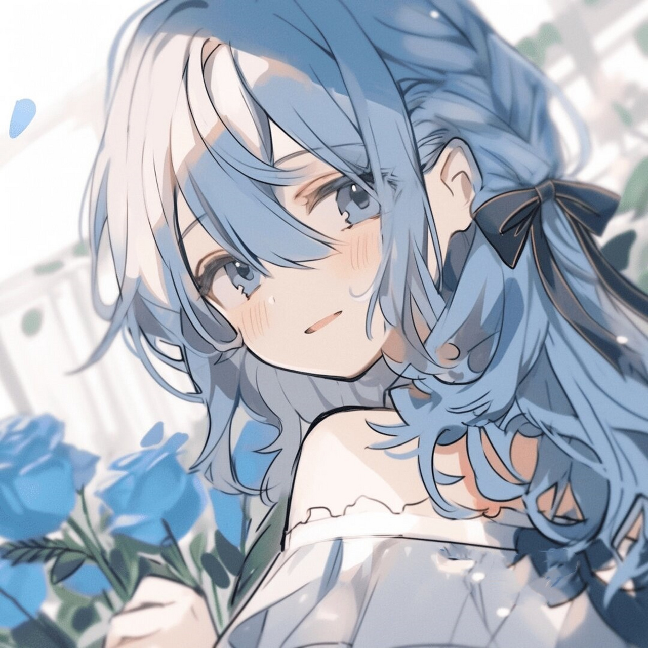 治愈系头像特辑:蓝玫瑰园的秘密语言 在象征世界中,蓝玫瑰承载着独特