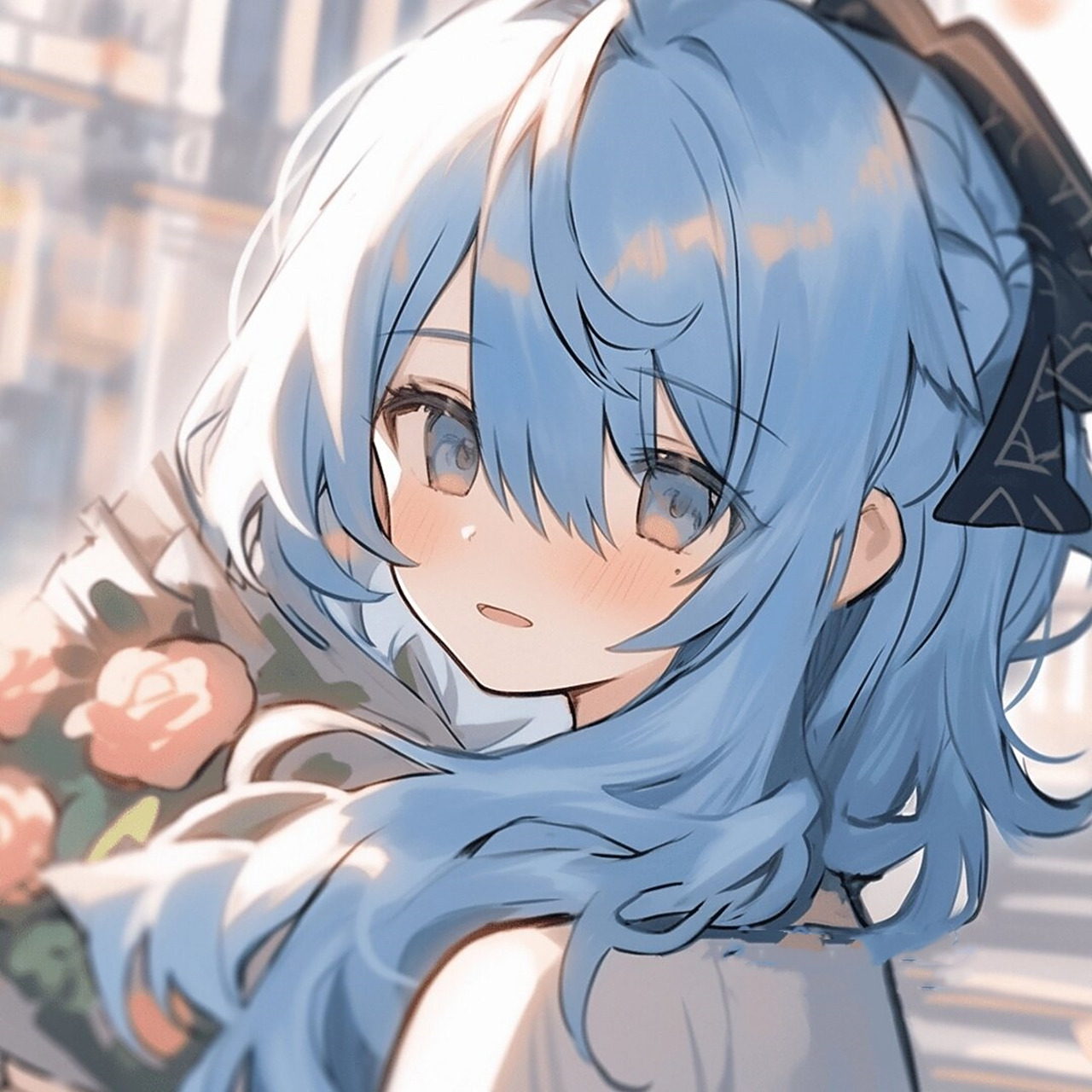 治愈系头像特辑:蓝玫瑰园的秘密语言 在象征世界中,蓝玫瑰承载着独特