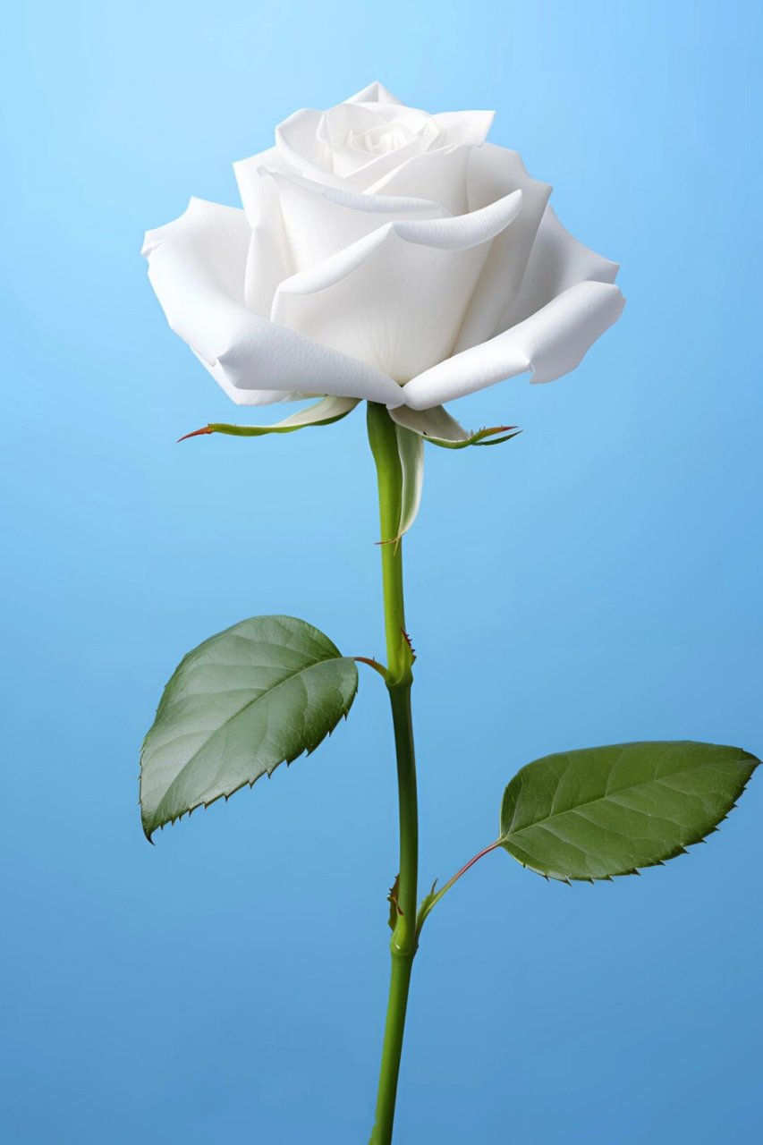 白玫瑰的花语是纯洁与高贵,它代表着一种无暇的美,一种不可侵犯的尊严