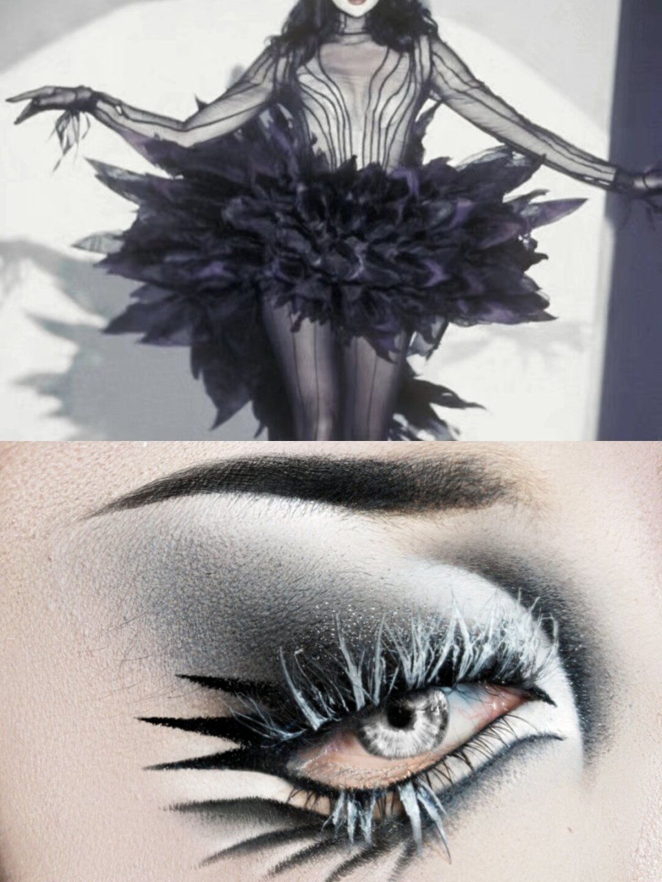 秀场灵感眼妆| mugler 1992 fw  喜欢哥特风的你,绝对不能错过这款