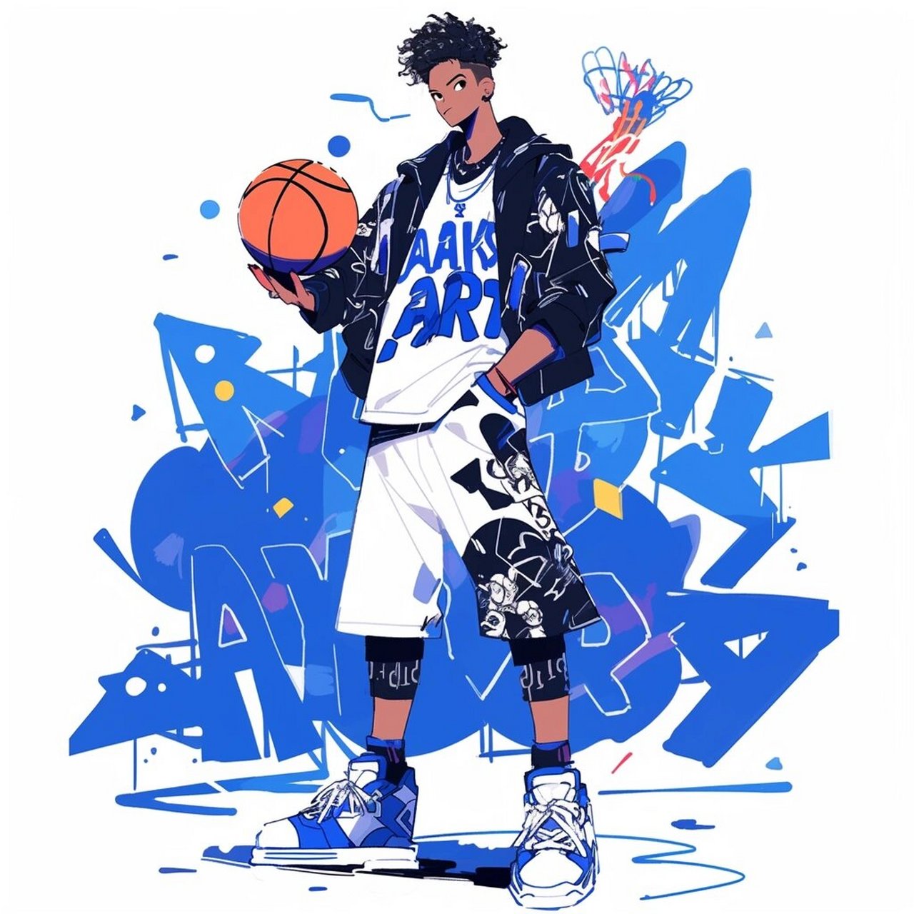 想象一下,一个年轻的男孩,手握篮球,在球场上尽情奔跑,跳跃,展现出