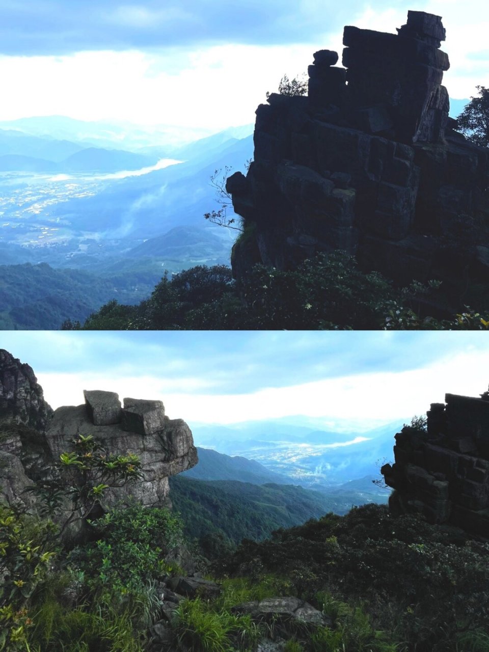 户外徒步眼见很开阔啊  茶岩顶,位于韶关曲江罗坑镇,因山顶野茶树而