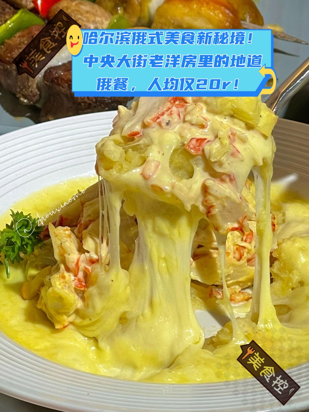 身为哈尔滨的土著我对俄式西餐早已如数家珍但简餐?这还是头一遭