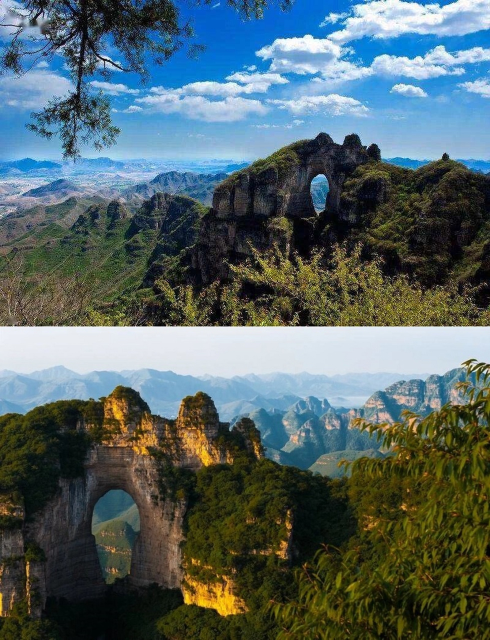 北京门头沟天门山图片