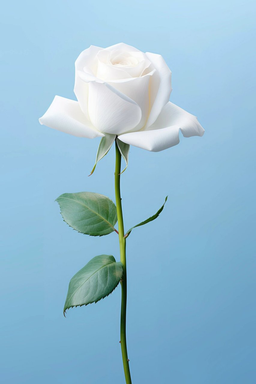 白玫瑰的花语是纯洁与高贵,它代表着一种无暇的美,一种不可侵犯的尊严