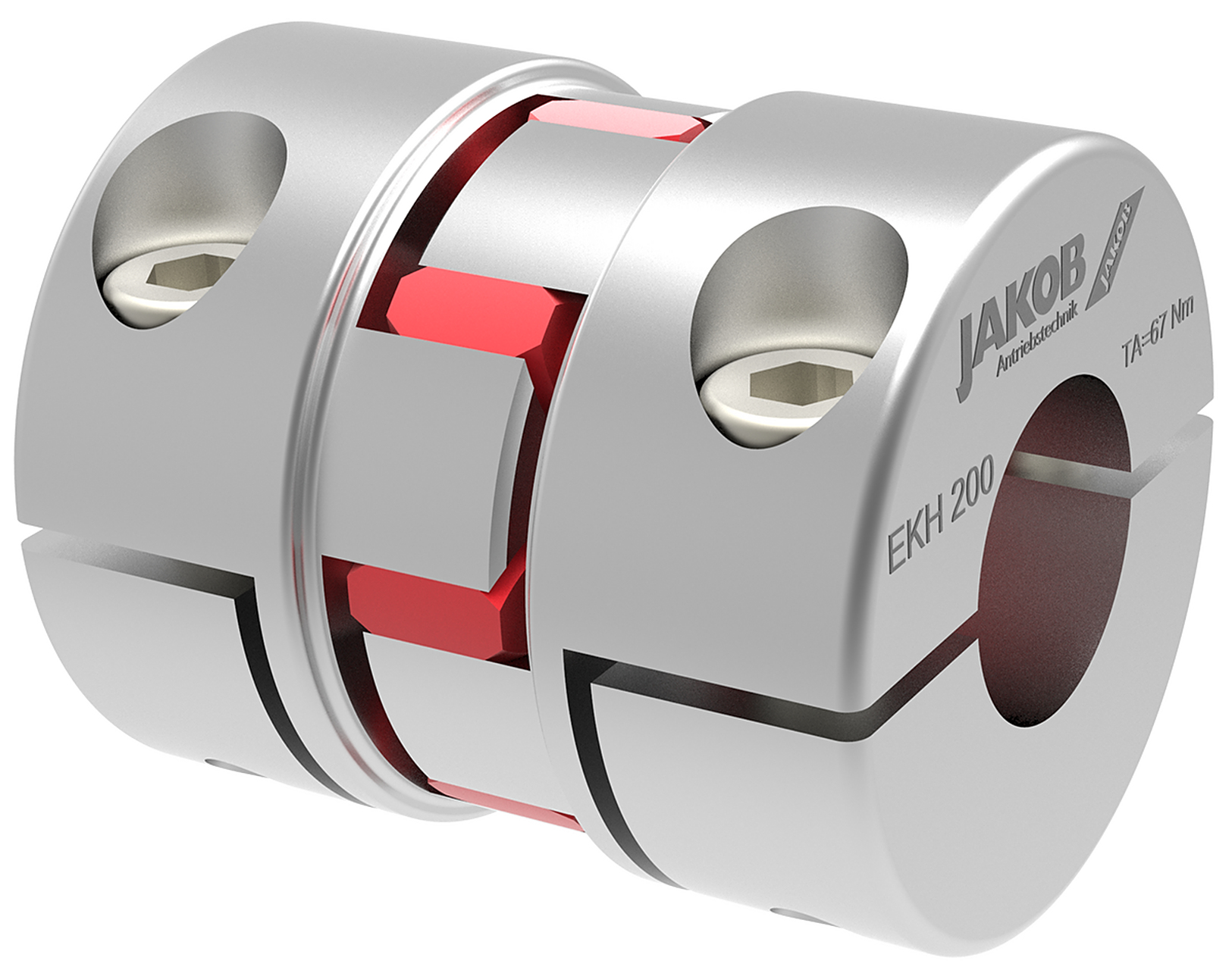 具有渐开线形齿和高肖氏硬度的塑料星形件用作连接和补偿元件.