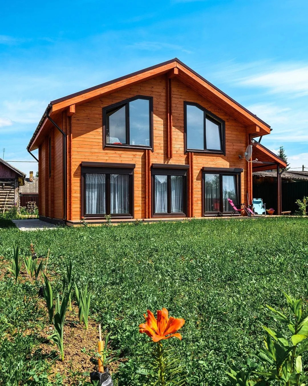 冬日慵懒时光,在木屋小院晒会太阳吧