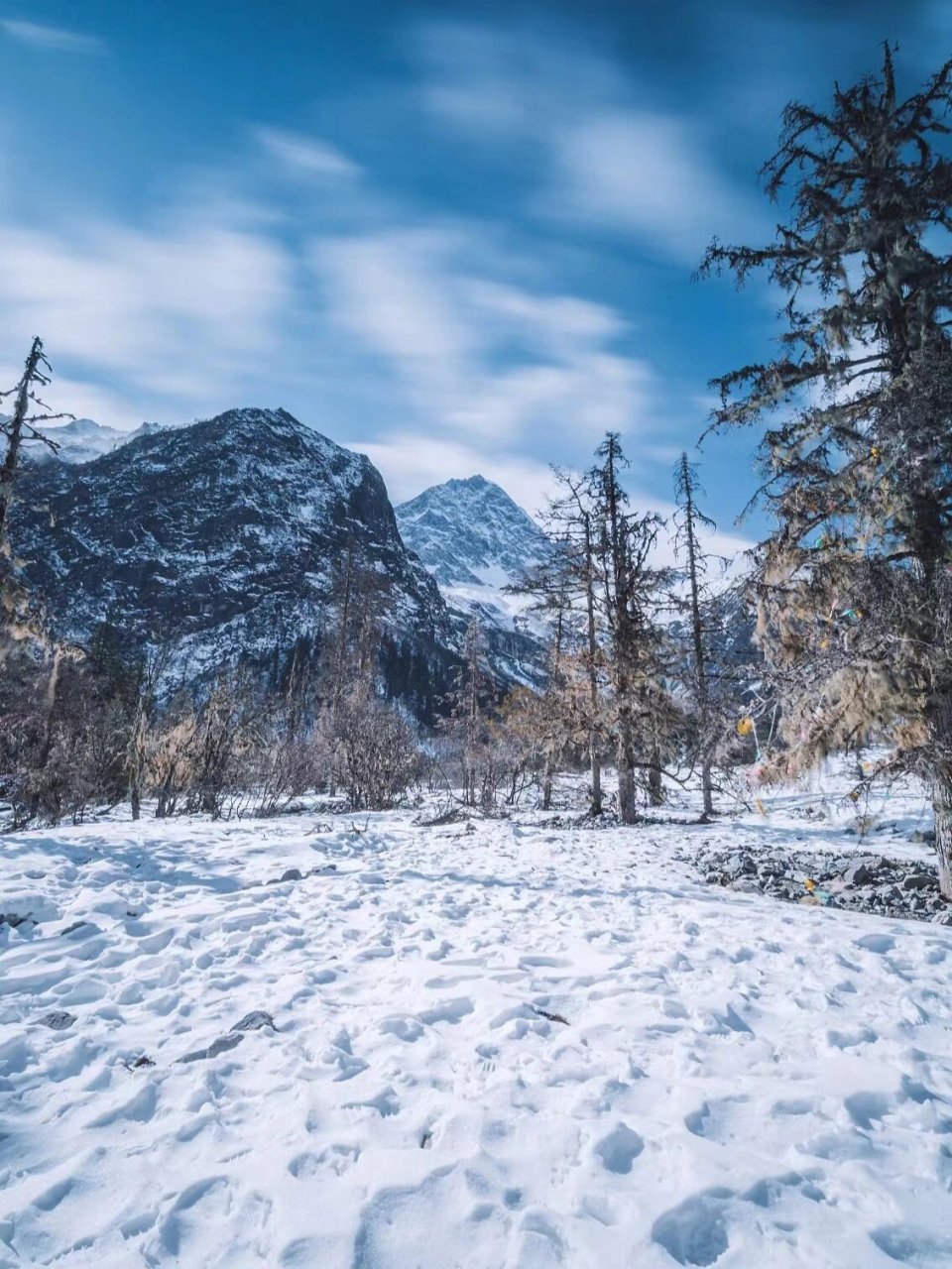 毕棚沟冬季白雪飘飘阳光普照77三天两晚 冬雪已至,如果你要问哪里