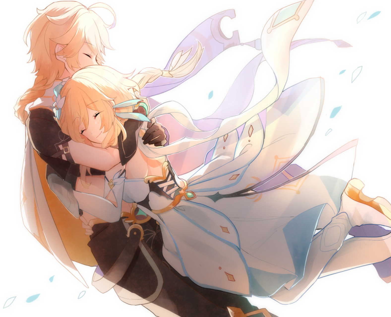 者空荧,我磕爆[打call][打call][打call] 画师:yae_(yae_ringo)#原神