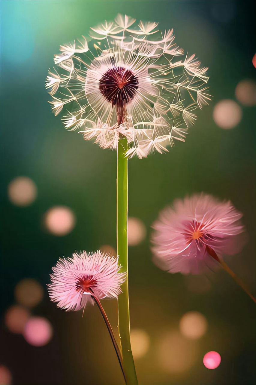 视觉美图:蒲公英降落伞