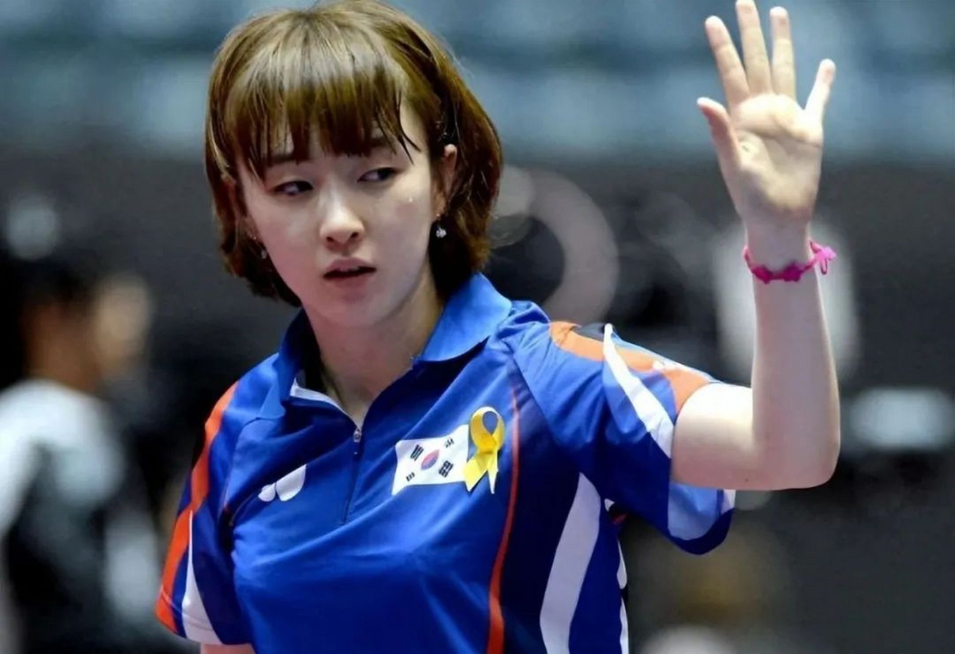 徐孝元,韩乒第一美女,以独特的削球风格和出色的球技成为华人女乒的