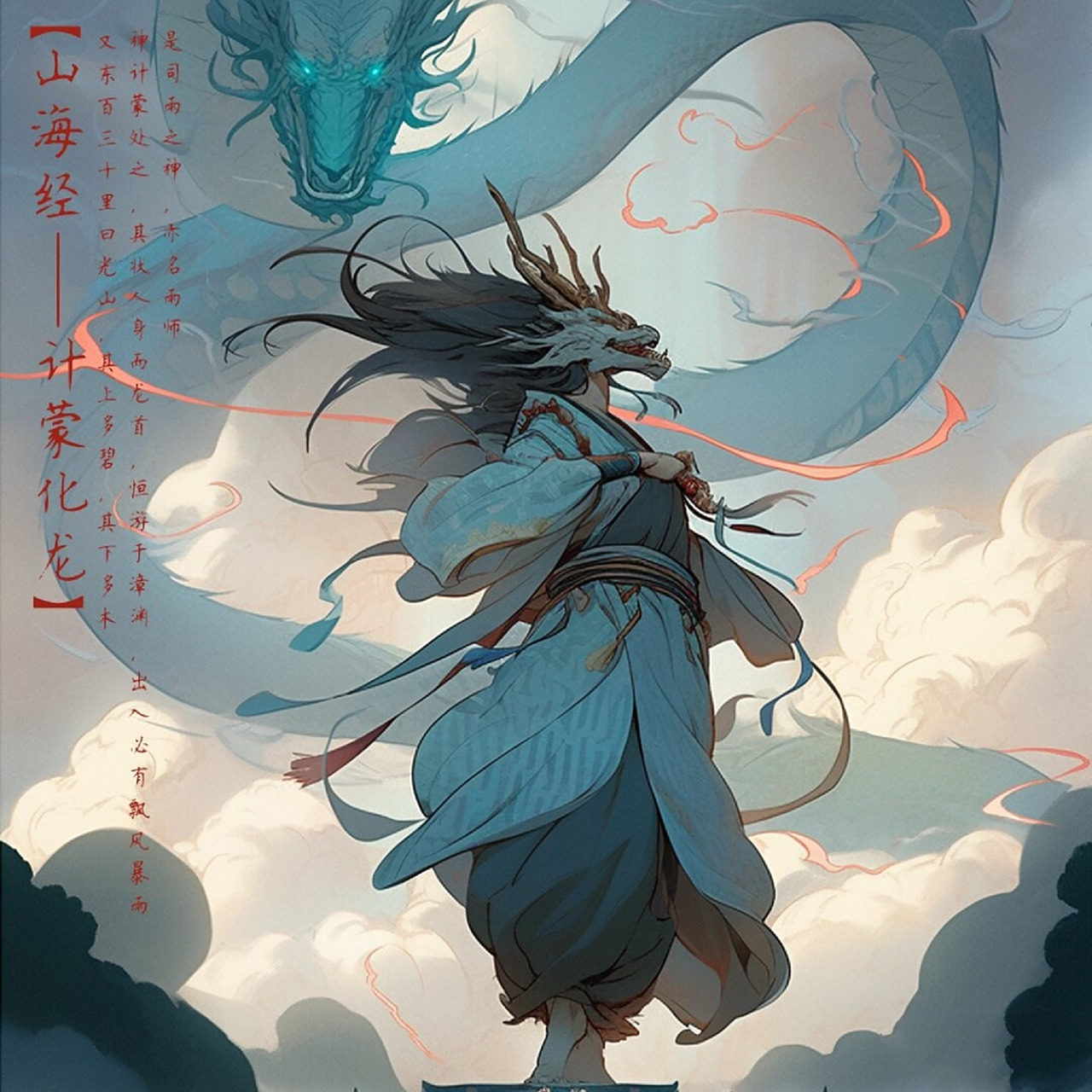 · 山海神魔录>·  计蒙与山神  在遥远的《山海经》世界中,有一座被