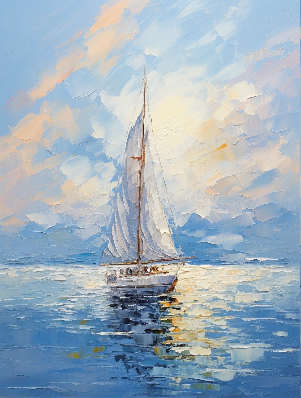 莫奈风格 帆船  克劳德·莫奈(claude monet,1840年1