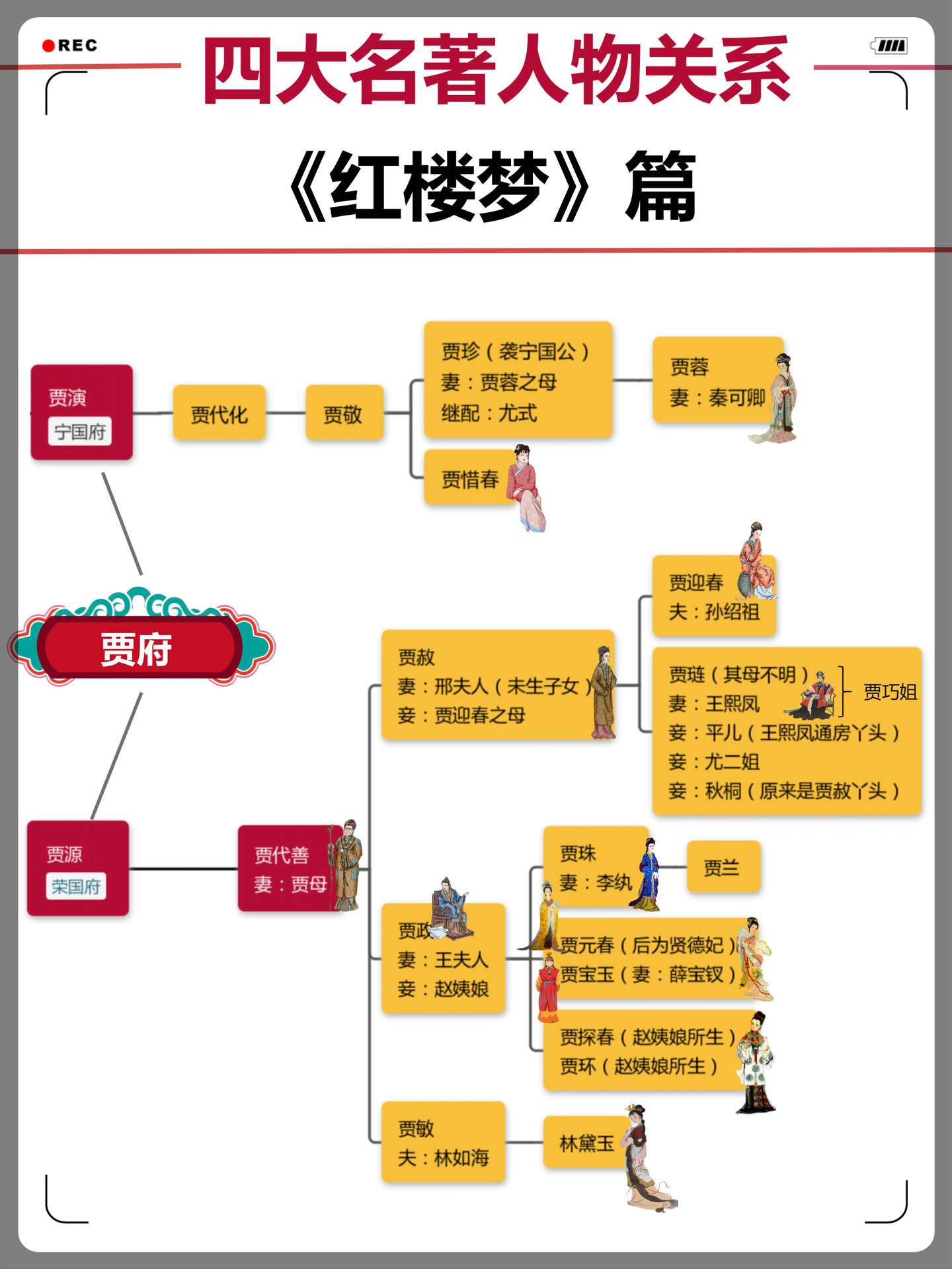 贾宝玉兄弟姐妹关系图图片