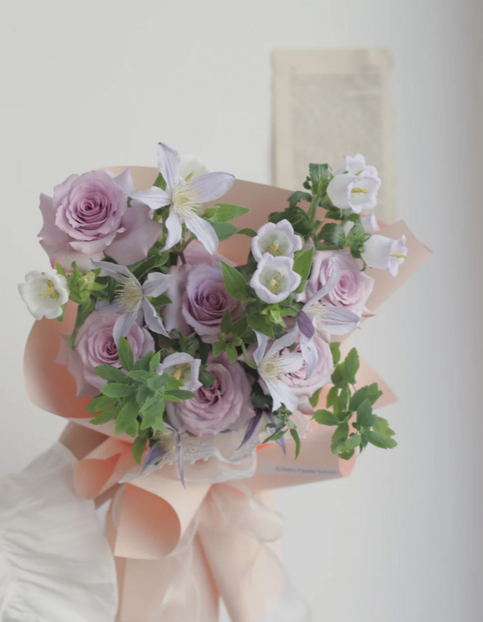 是简单干净好看的小花束呀 在生日这个特殊的日子里,一束美丽的花束