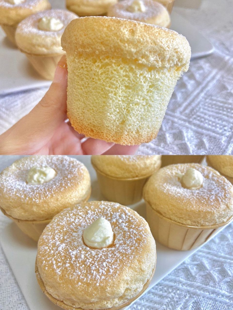 哇塞这也太好吃了吧 松软的蛋糕体搭配酸酸甜甜的卡仕达奶油 柠檬的