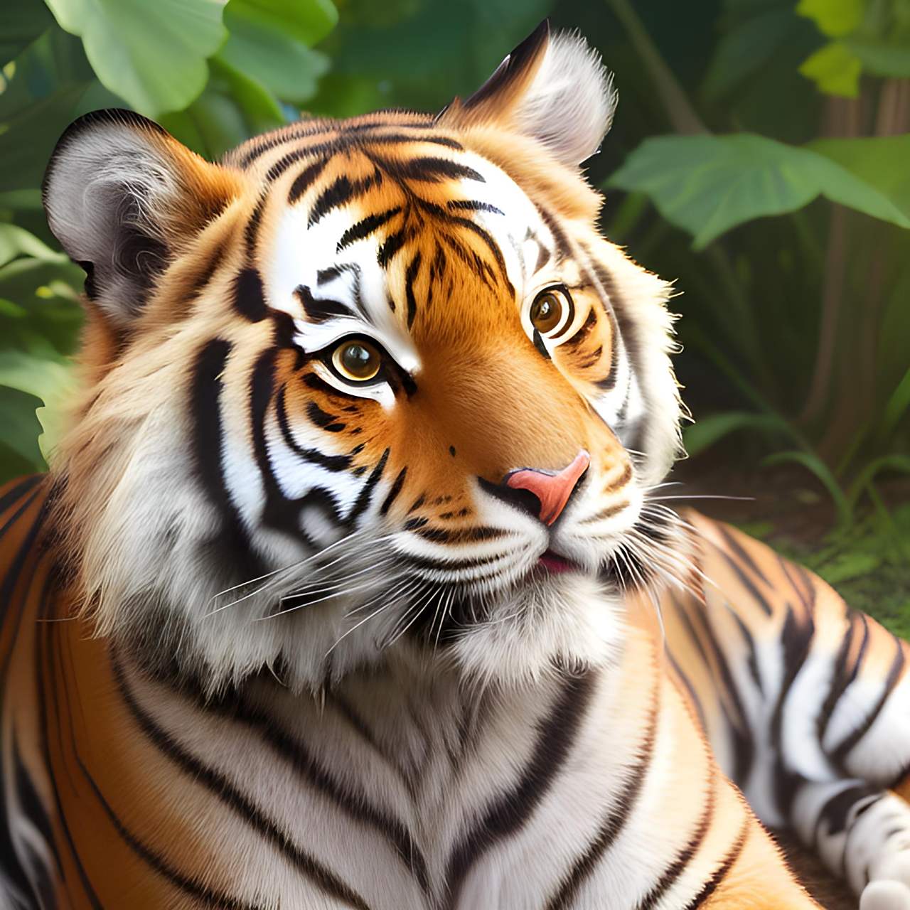 (分享几张老虎图片)王者气质,霸气侧漏 #老虎