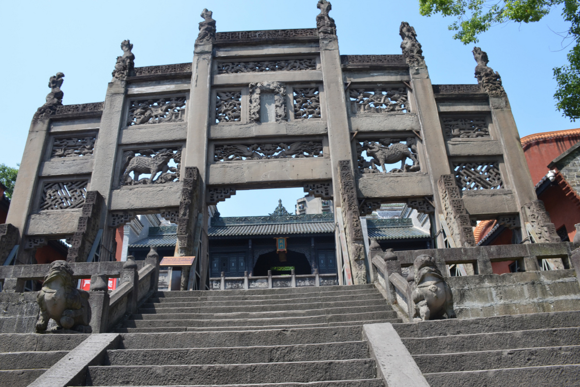 阙里賨都忘忧渠县#渠县文庙,位于四川省达州市渠县渠江街道和平 993