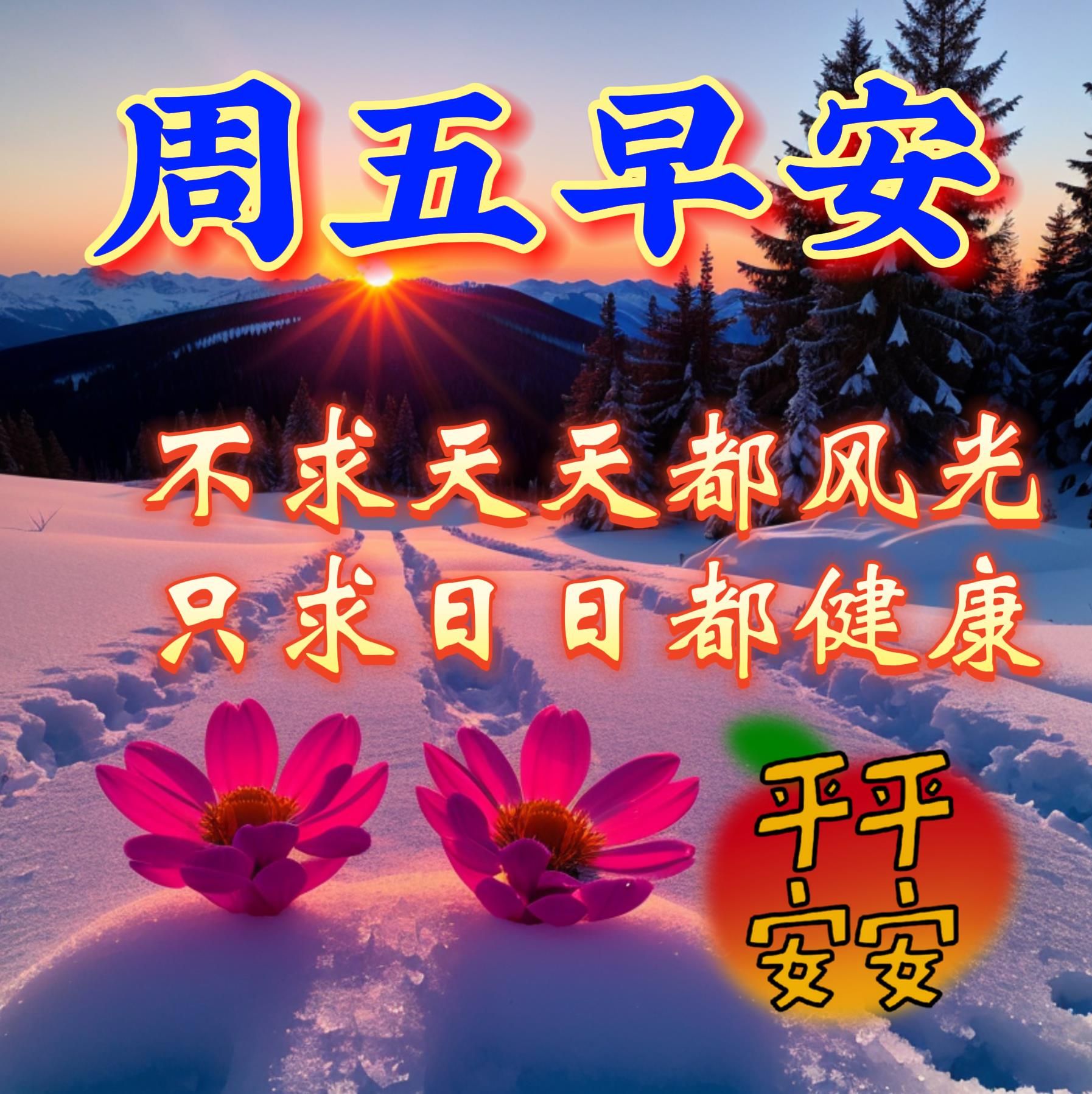 1月5日周五早上好