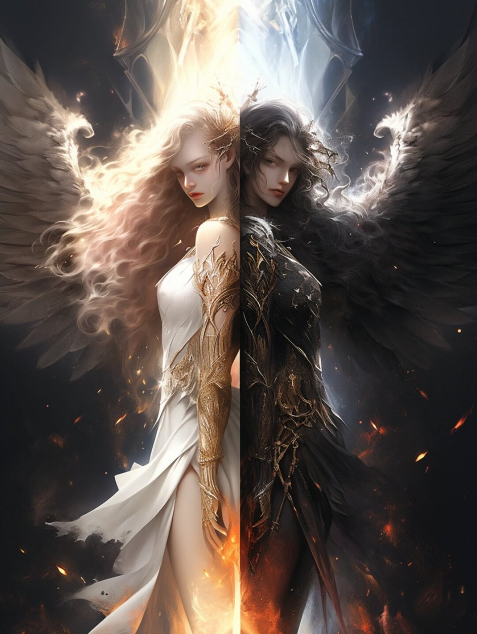 光明与黑暗|希望中的恐惧与厌倦  一半光明,一半黑暗的舞者.