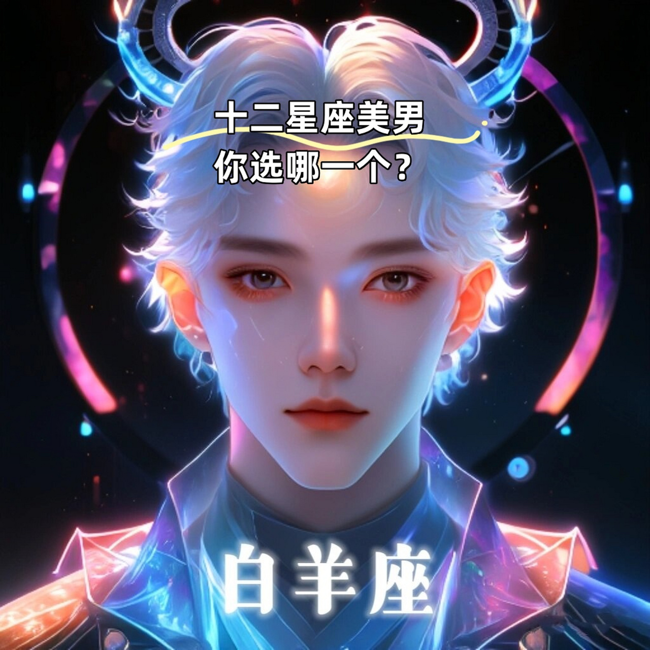 美男子的星座男图片