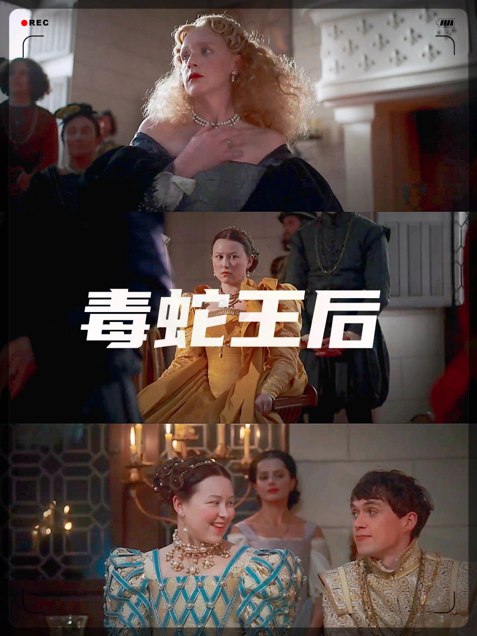 这部宫廷历史美剧一定要看 提升审美get  剧名:毒蛇王后 这部剧详细