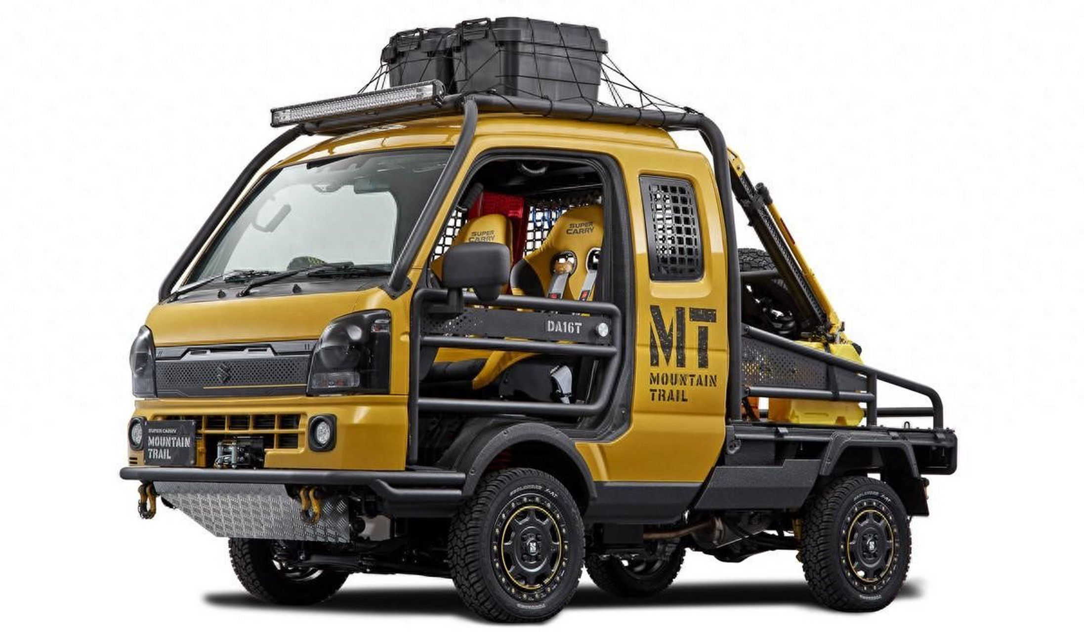 近日,铃木super carry mountain trail概念车官图发布,新车基于铃木
