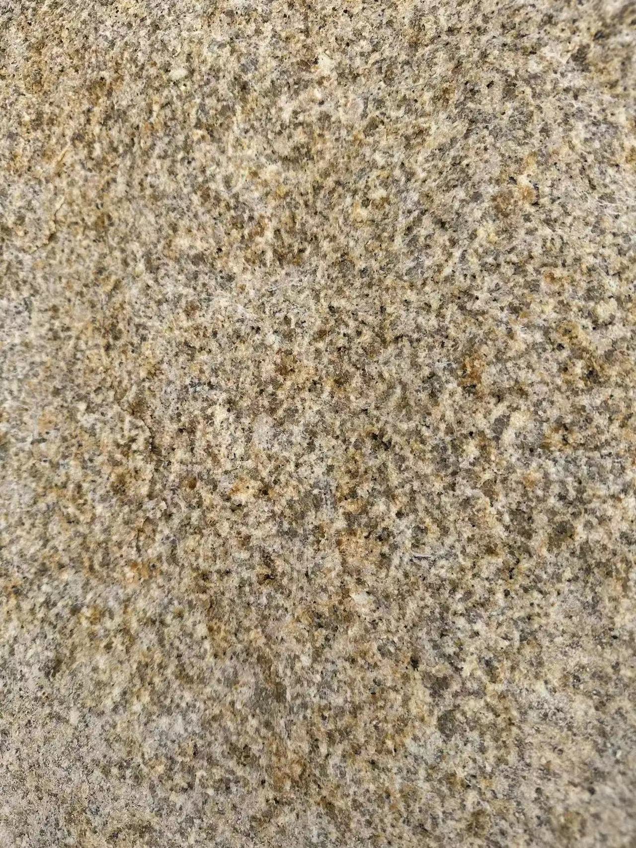 山东黄锈石"光面荔枝面"花岗岩石材价格