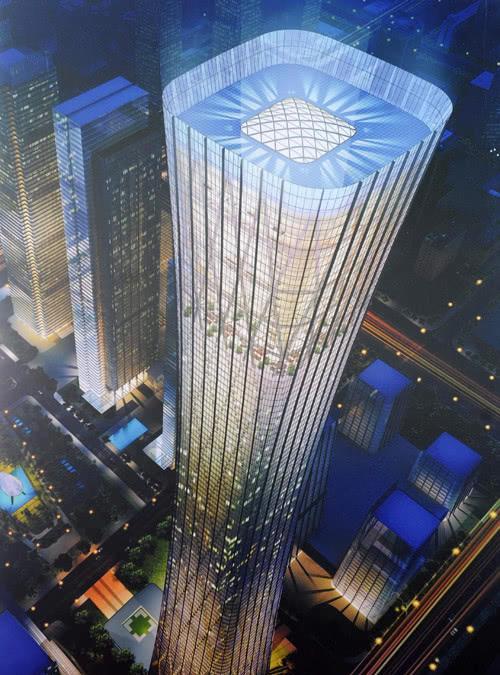 北京第一高楼,高528米,耗资240亿,是中国当代十大建筑之一