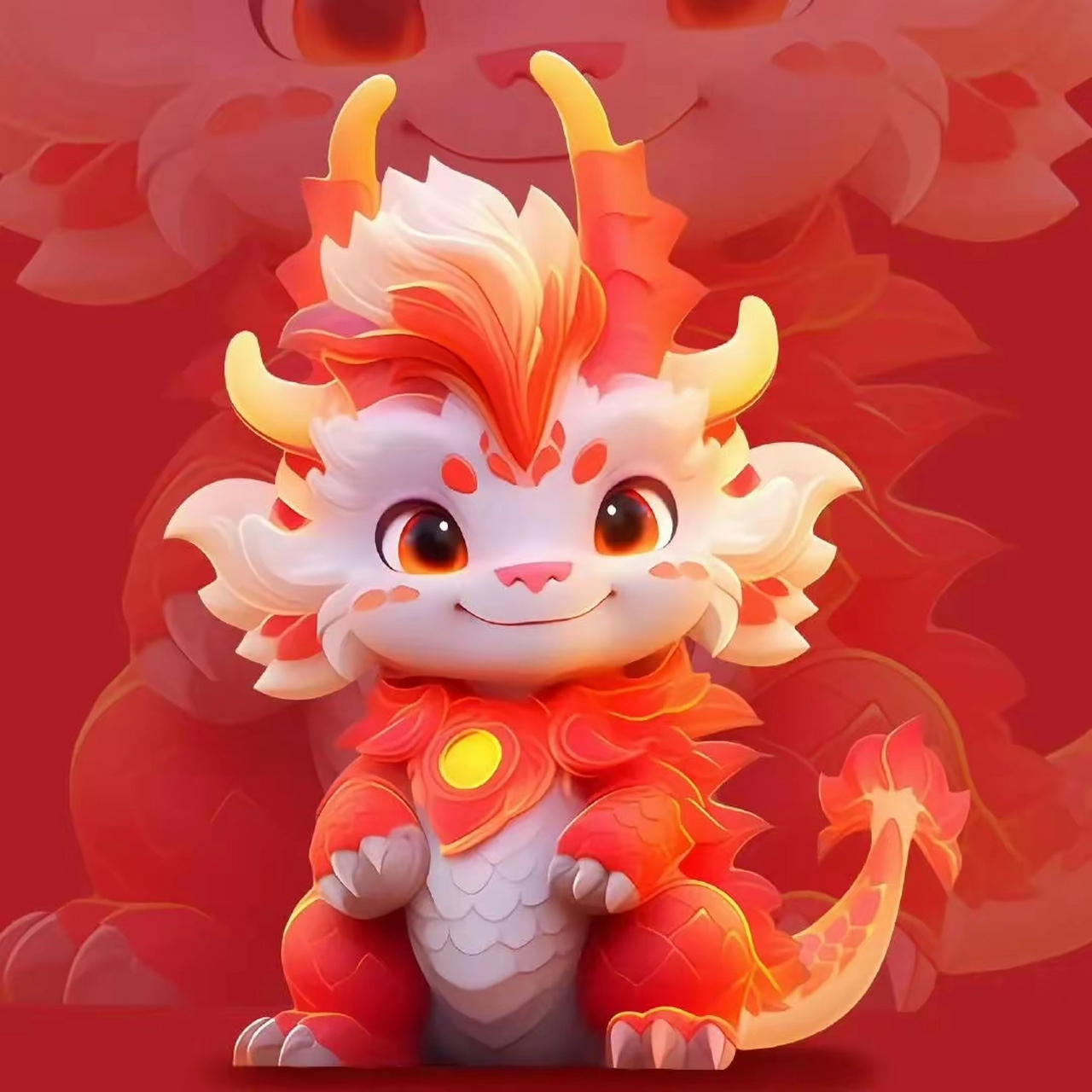 小龙宝宝头像,古怪又可爱,调皮又捣蛋 #跨年创作挑战赛