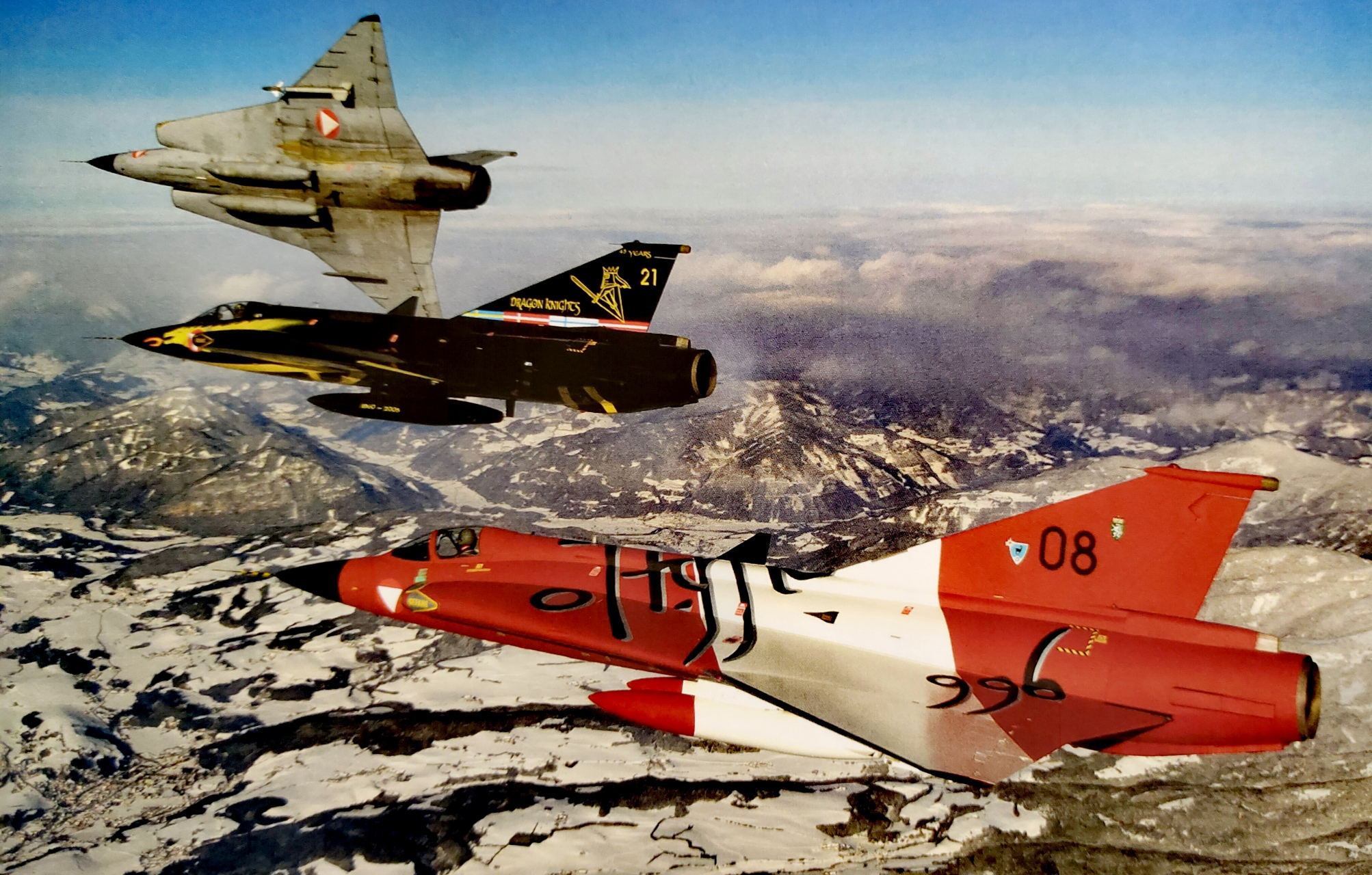 萨博35龙战斗机图片