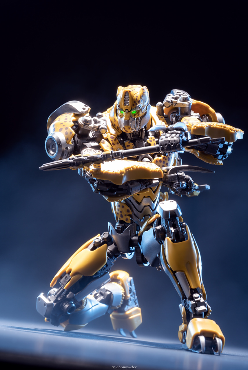 模型欣赏:yolopark amk系列 变形金刚7 黄豹勇士,by zorowonder森.