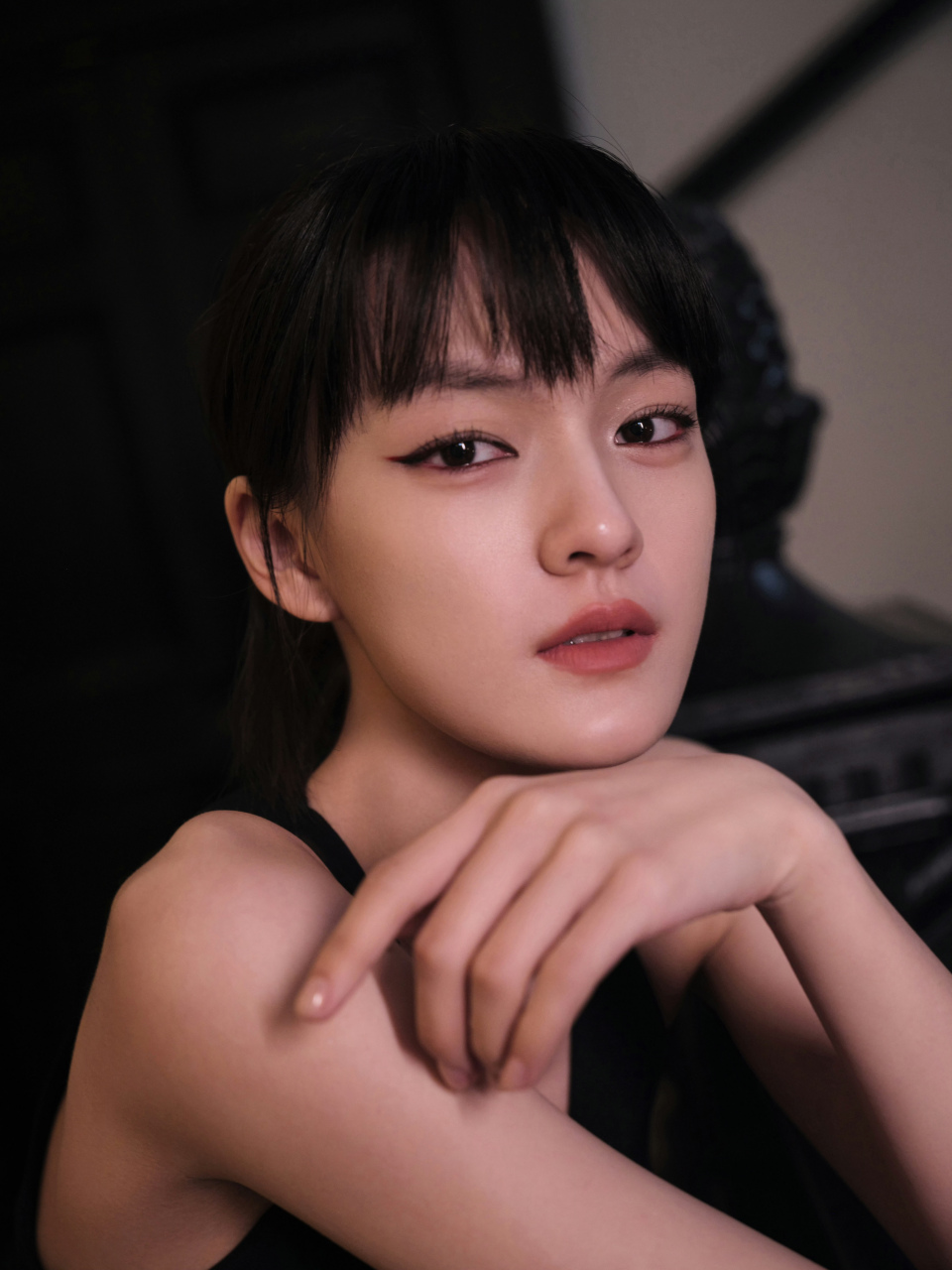 文淇像小猫又像小狐狸,很魅惑,很有侵略性.