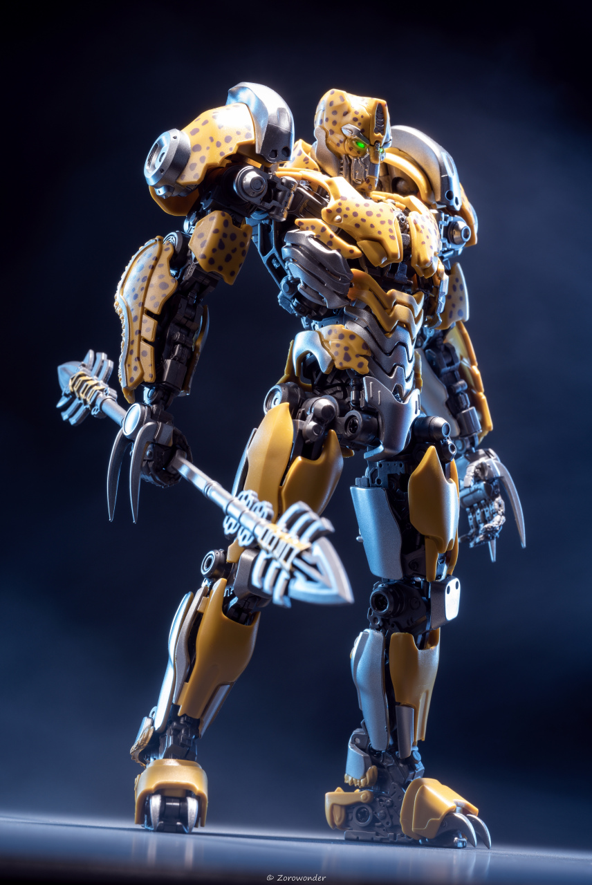 模型欣赏:yolopark amk系列 变形金刚7 黄豹勇士,by zorowonder森.