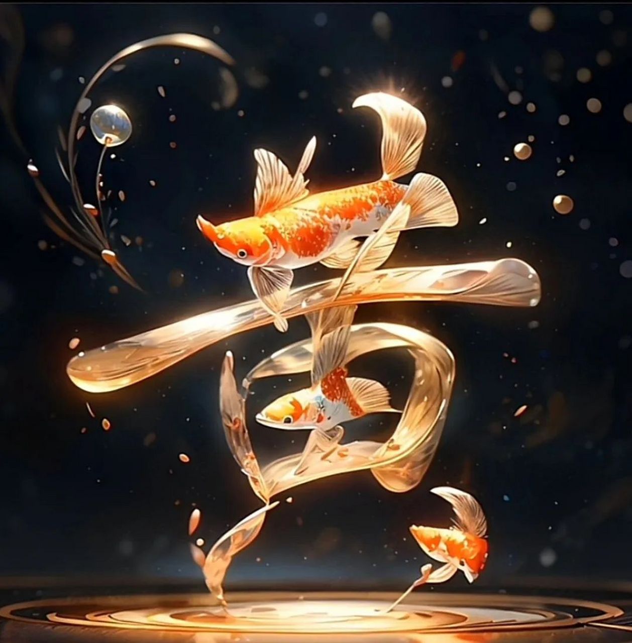 年年有鱼 锦鲤姓氏头像 喜欢的自取