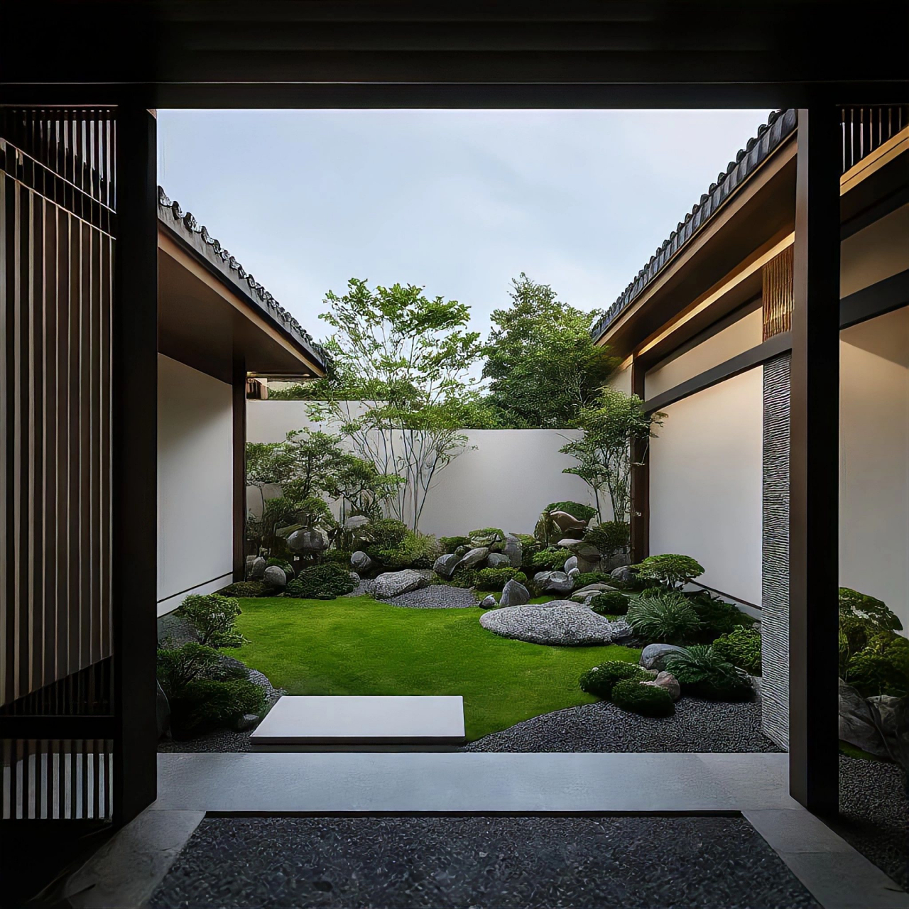 宁静的小院,感受生活静谧的美好7915 #庭院设计# #园林景观