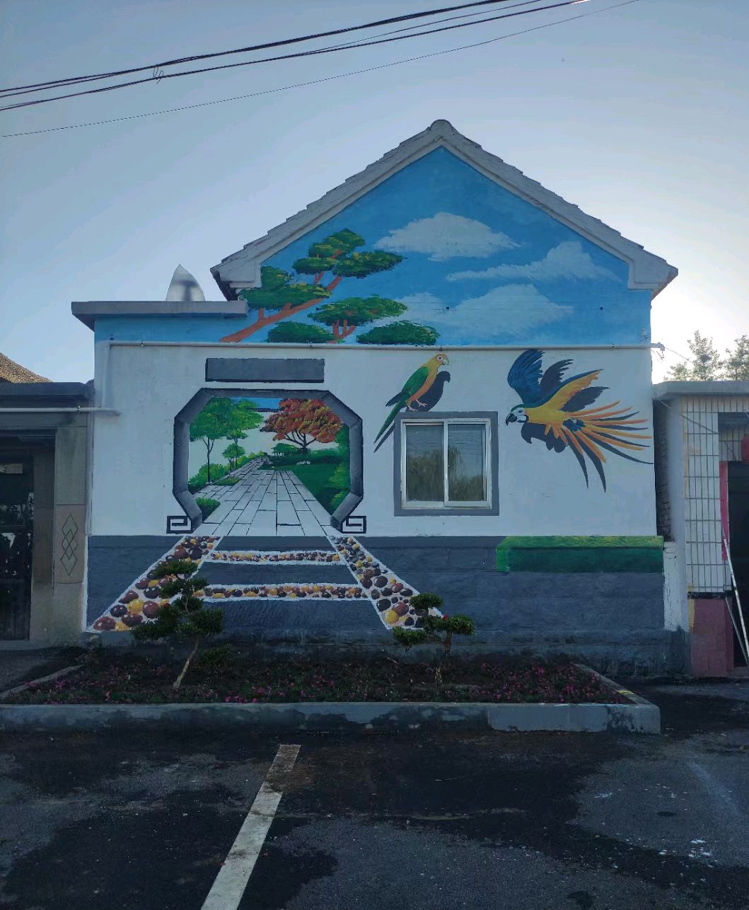 武义墙体彩绘绘制3d彩绘墙为金华乡村振兴贡献更多彩绘力量