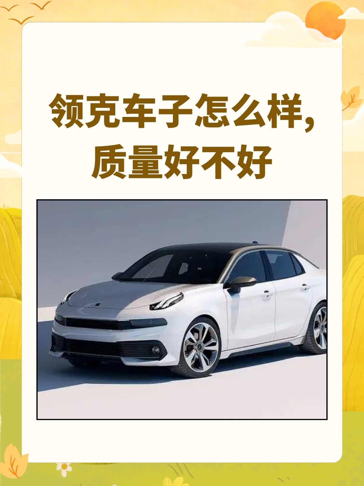 领克汽车作为吉利旗下的高端品牌凭借高品质高性能和丰富科技琶置