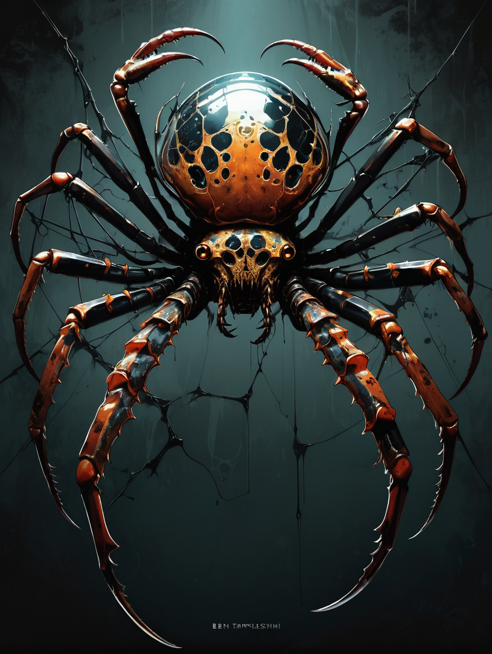 蜘蛛篇,大千世界还有什么是ai想象和创作不出来的