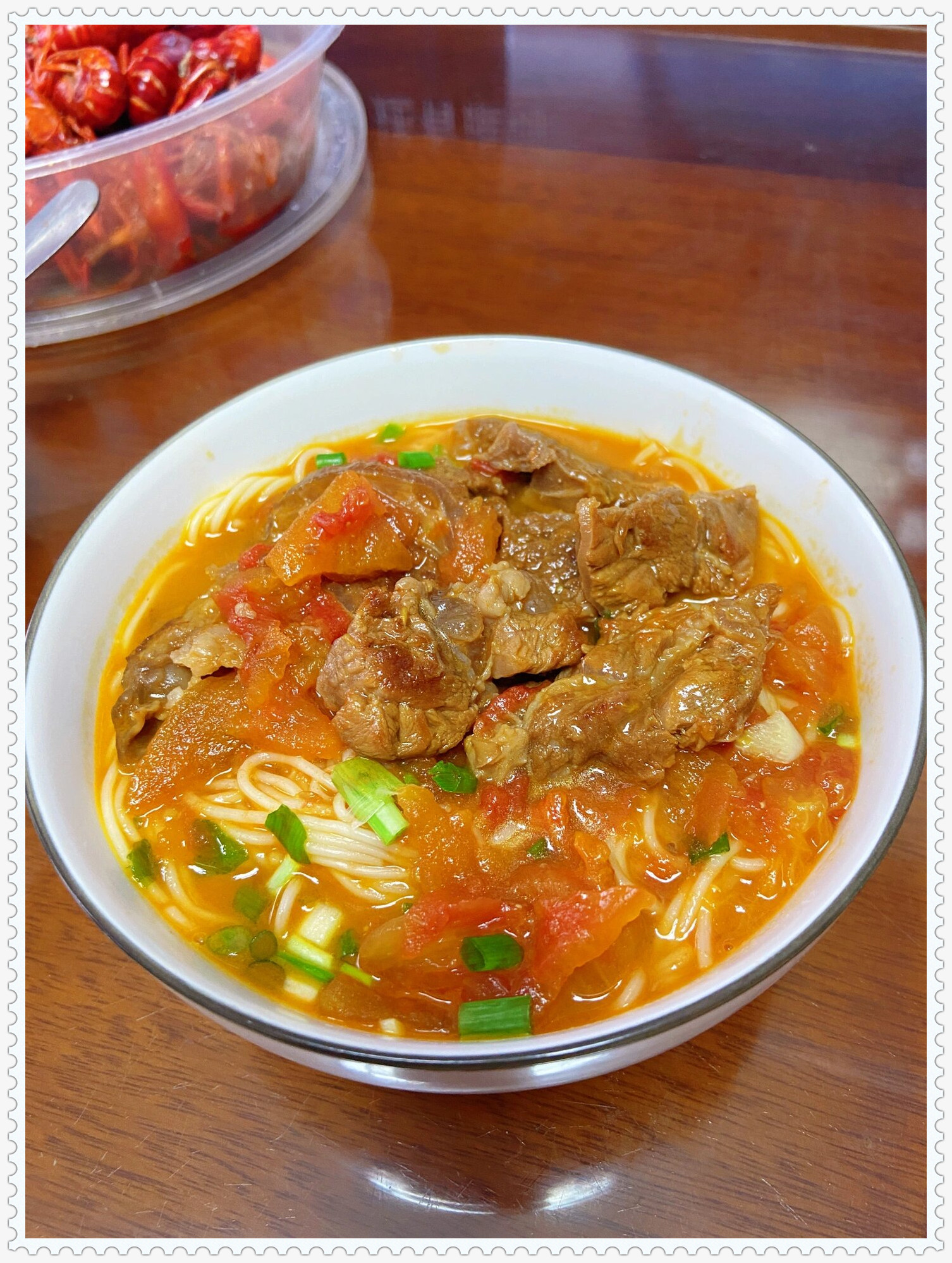 番茄牛腩面:简单做法,不放油,健康美味