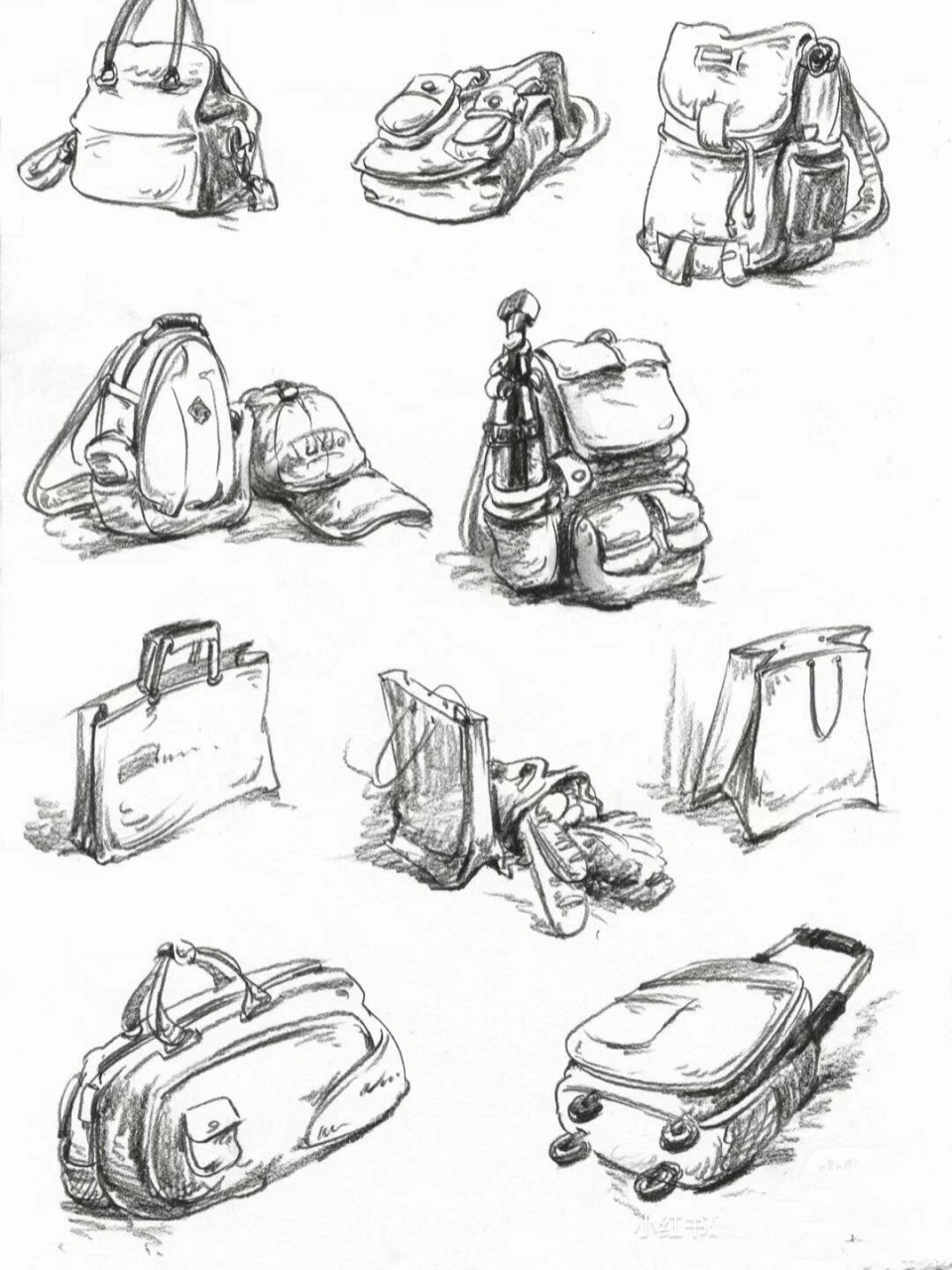 速写场景道具素材分享  分享给大家速写场景道具素材,帮助你丰富画面