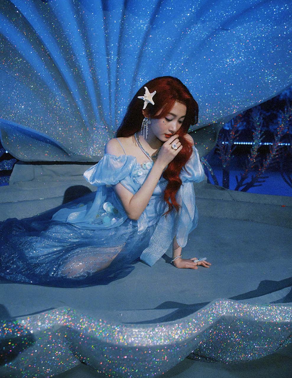 关晓彤的美人鱼造型,如何?