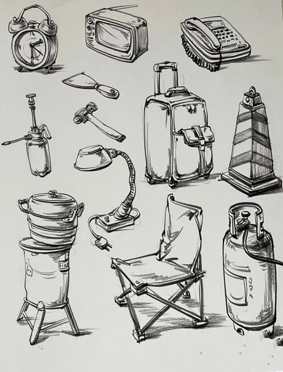 速写场景道具素材分享