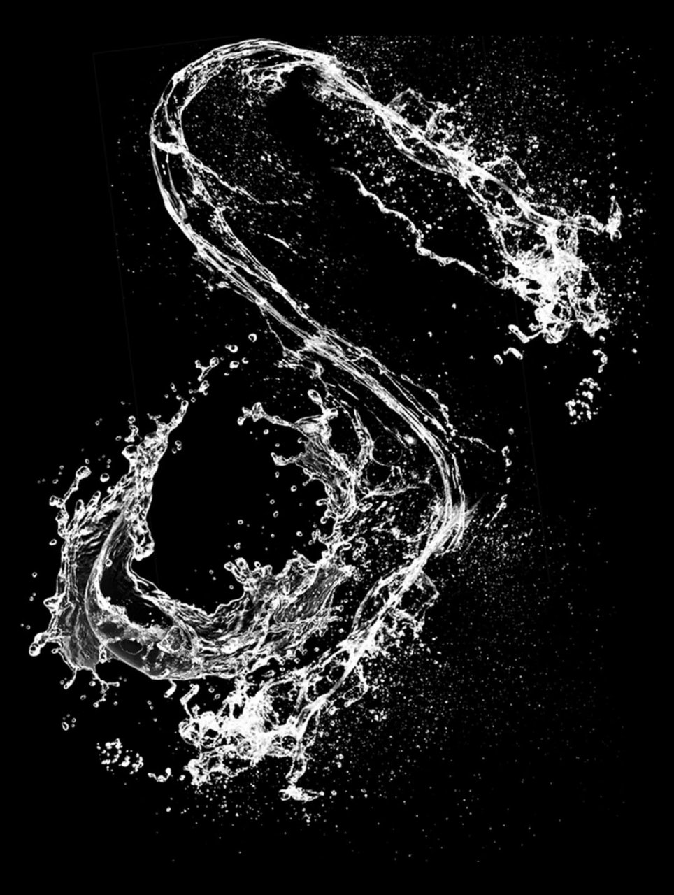 水花雨水水珠喷溅波纹素材