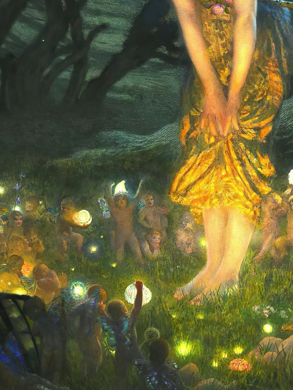 爱德华·罗伯特·休斯,这位英国的拉斐尔前派画家,以水彩和油画为媒介