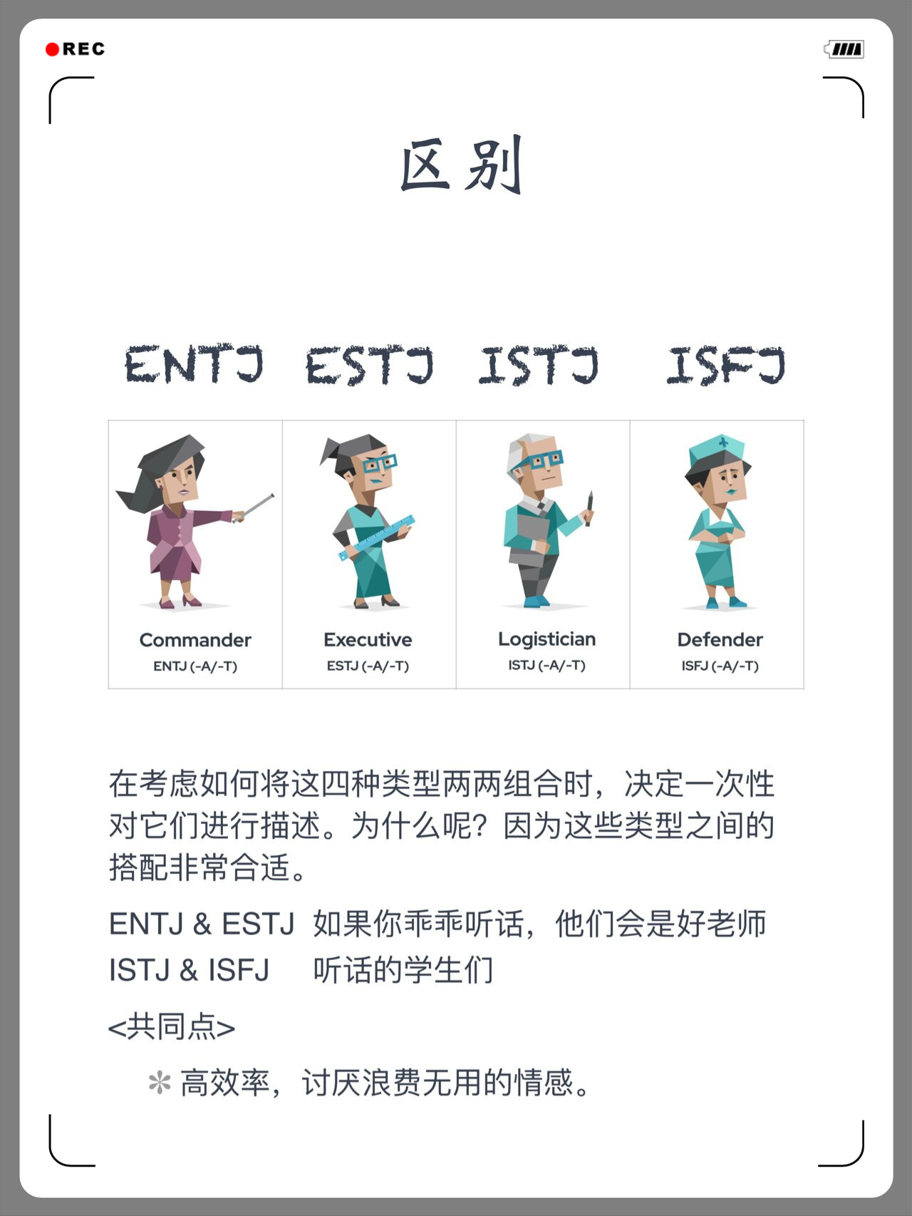 isfj-t代表人物