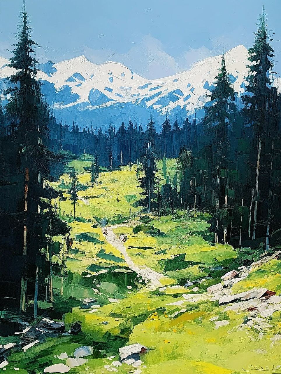 来北疆,看封神级的山野  在油画的世界里,有一片地方以其